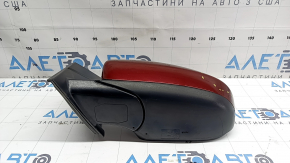 Зеркало боковое левое в сборе Hyundai Tucson 19-21 7 пинов, подогрев, BSM, красное, потерт