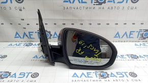 Зеркало боковое правое в сборе Hyundai Tucson 19-21 7 пинов, подогрев, BSM, красное, потерто