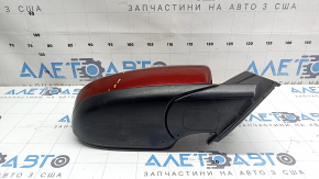 Зеркало боковое правое в сборе Hyundai Tucson 19-21 7 пинов, подогрев, BSM, красное, потерто