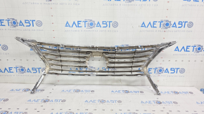 Решетка радиатора grill Lexus RX350 RX450H 13-15 рест, сборка Canada, сломано крепление