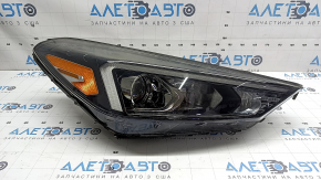 Фара передняя правая в сборе Hyundai Tucson 19-21 галоген с LED Accent, полез лак, царапины