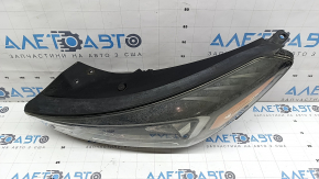 Фара передняя левая в сборе Hyundai Tucson 19-21 галоген с LED Accent, полез лак, царапины