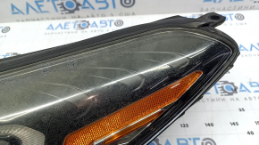 Фара передняя левая в сборе Hyundai Tucson 19-21 галоген с LED Accent, полез лак, царапины