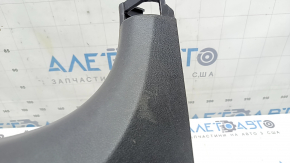 Ornamente montan dreapta jos Hyundai Tucson 16-21, negru, suport zgâriat și defect