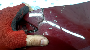 Накладка двери багажника нижняя Hyundai Tucson 19-21 без отражателей, треснута, сломано крепление