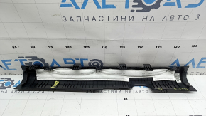 Ornamente prag interior stânga față pentru Hyundai Tucson 16-21, negru, zgârieturi, curățabil chimic