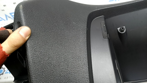 Накладка передней панели нижняя центральная Hyundai Tucson 16-21 черная под start/stop, царапины