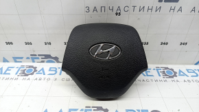 Подушка безопасности airbag в руль водительская Hyundai Tucson 16-21 черная