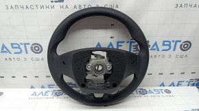 Руль голый Hyundai Tucson 19-21 резина черная, без кнопок, с накладкой, царапины