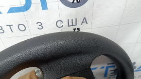 Руль голый Hyundai Tucson 19-21 резина черная, без кнопок, с накладкой, царапины