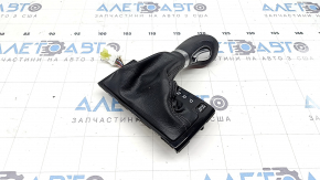 Накладка шифтера КПП Hyundai Tucson 16-21 с ручкой кпп, резина черная, царапины
