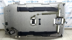 Обшивка потолка Hyundai Tucson 16-21 без панорамы, серая, заломы, под химчистку