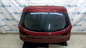 Дверь багажника голая со стеклом Hyundai Tucson 19-21 красный R5R