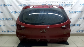 Дверь багажника голая со стеклом Hyundai Tucson 19-21 красный R5R