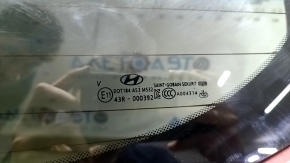 Дверь багажника голая со стеклом Hyundai Tucson 19-21 красный R5R