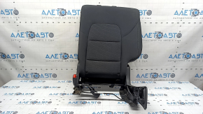 Spătar banchetă spate, al doilea rând, stânga, Hyundai Tucson 19-21, material textil negru, cu mecanism, pentru curățare