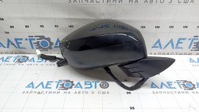 Зеркало боковое правое в сборе Honda Civic XI FE/FL 22-26 3 пина, подогрев, черное, потерто