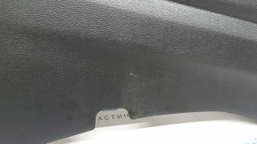 Накладка центральной консоли боковая правая Hyundai Tucson 19-21 задняя, черная, сломано крепление, царапины