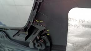 Накладка центральной консоли боковая правая Hyundai Tucson 19-21 задняя, черная, сломано крепление, царапины