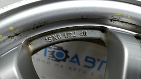 Диск колесный R15x6.5J ET40 Toyota Prius 50 16-22 бордюрка