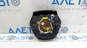 Подушка безопасности airbag в руль водительская BMW X7 G07 19-26 черная, царапина, ржавый пиропатрон