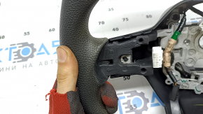 Руль голый Honda Civic XI FE/FL 22-26 резина черный, с накладкой и проводкой, под химчистку