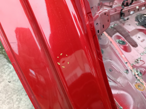 Четверть крыло задняя правая Toyota Prius 50 19-22 под BSM, на кузове, красная, тычки, вмятины