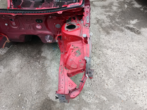 Четверть передняя левая Toyota Prius 50 16-22 на кузове, красная, примята стойка