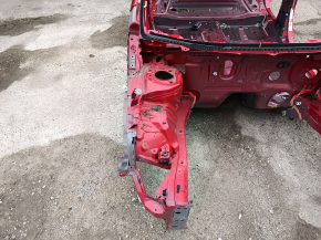 Четверть передняя правая Toyota Prius 50 16-22 на кузове, красная, примята стойка, тычка