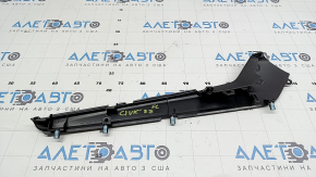 Накладка центральной консоли боковая верхняя левая Honda Civic XI FE/FL 22-26 черная