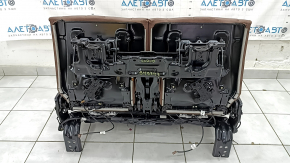 Задний ряд сидений 3 ряд BMW X7 G07 19-22 электрический, подогрев, кожа, коричневое Coffee, Komfort, трещины, оплавлена кожа, царапины