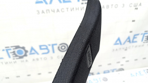 Ornament stâlp spate dreapta sus în fața geamului, BMW Seria 4 F36 15-20 Gran Coupe, antrazit negru, cu dopuri, zgârieturi