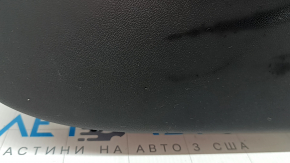 Обшивка двери карточка передняя правая BMW X7 G07 19-22 кожа черная Schwarz, вставка под дерево, с ручкой, с сеткой динамика Harman Kardon, подлокотник и вставка кожа коричневая Coffee, тычки, царапины, оплавлена