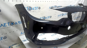 Bara față neaderentă pentru BMW Seria 4 F32/33/36 14-20 cu senzori de parcare, fără spălătoare faruri, fără PMA, neagră, zgârieturi, presată, nisip, găuri nefabricate