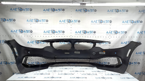 Bara față neaderentă pentru BMW Seria 4 F32/33/36 14-20 cu senzori de parcare, fără spălătoare faruri, fără PMA, neagră, zgârieturi, presată, nisip, găuri nefabricate