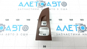 Ornament comandă ridicare geam spate dreapta pentru BMW X7 G07 19-26, maro, culoare cafea, sub cortină