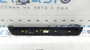 Ornament prag ușă dreapta față pentru BMW Seria 4 F36 18-20, negru cu crom, Gran Coupe, zgârieturi