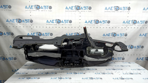 Торпедо передняя панель с AIRBAG BMW 4 F32/33/36 14-20 без проекции, черная