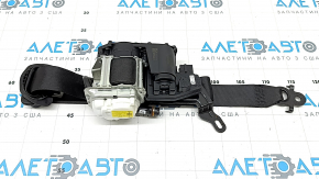 Водительский ремень безопасности с пиропатроном BMW X7 G07 19-26 черный Schwarz, REMA, оплавлен