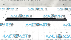 Panou superior de protecție ușă spate dreapta BMW X7 G07 19-22 sub cortină, piele neagră Schwarz, față