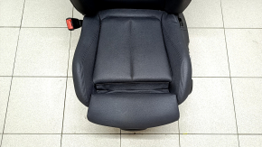 Водительское сидение BMW 4 F36 15-20 Gran Coupe с airbag, электрическое, подогрев, память, кожа черная SCHWARZ, Sport, с подголовником, потерта кожа