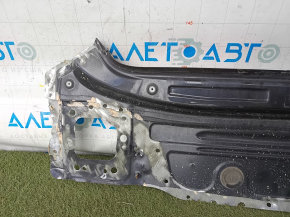 Задняя панель Audi A6 C7 12-18 2 части, графит, высврелена