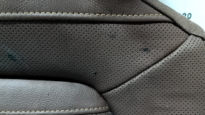 Tapițerie pernă scaun șofer pentru BMW X7 G07 19-22, piele maro, culoare cafea, Comfort, încălzită, cu ventilatoare, piele topită, zgârieturi, cusături rupte