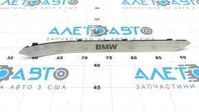 Вставка накладки порога задняя правая BMW X7 G07 19-26 хром с подсветкой под 7 мест, царапины тычка