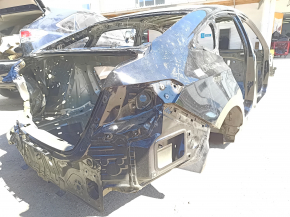 Четверть крыло задняя правая Honda Civic XI FE/FL 22-26 4d на кузове, черная, вмятина, тычки