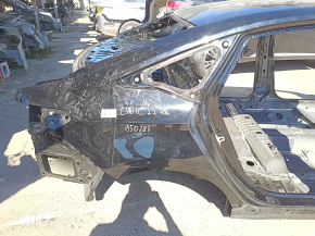 Четверть крыло задняя правая Honda Civic XI FE/FL 22-26 4d на кузове, черная, вмятина, тычки