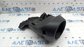 Cadru coloană direcție BMW 4 F32/33/36 14-20 negru, 2 piese, pentru volan încălzit, zgârieturi