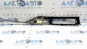 Накладка передней панели центральная BMW 4 F32/33/36 14-20 под светлый карбон Perlglanz Chrom