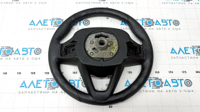 Volan BMW X7 G07 19-22 din piele neagră cu padele încălzite pentru schimbarea vitezelor, asistență la condus, sport, cu cablaj, îndoit, zgârieturi, necesită curățare
