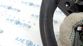 Volan BMW X7 G07 19-22 din piele neagră cu padele încălzite pentru schimbarea vitezelor, asistență la condus, sport, cu cablaj, îndoit, zgârieturi, necesită curățare